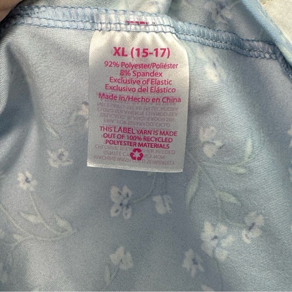 No boundaries women XL Blue Floral highlow SunDress feminine - Picture 7 of 8